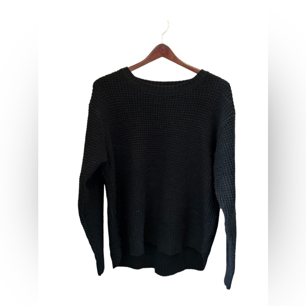 Zenana womens black sweater sz XL